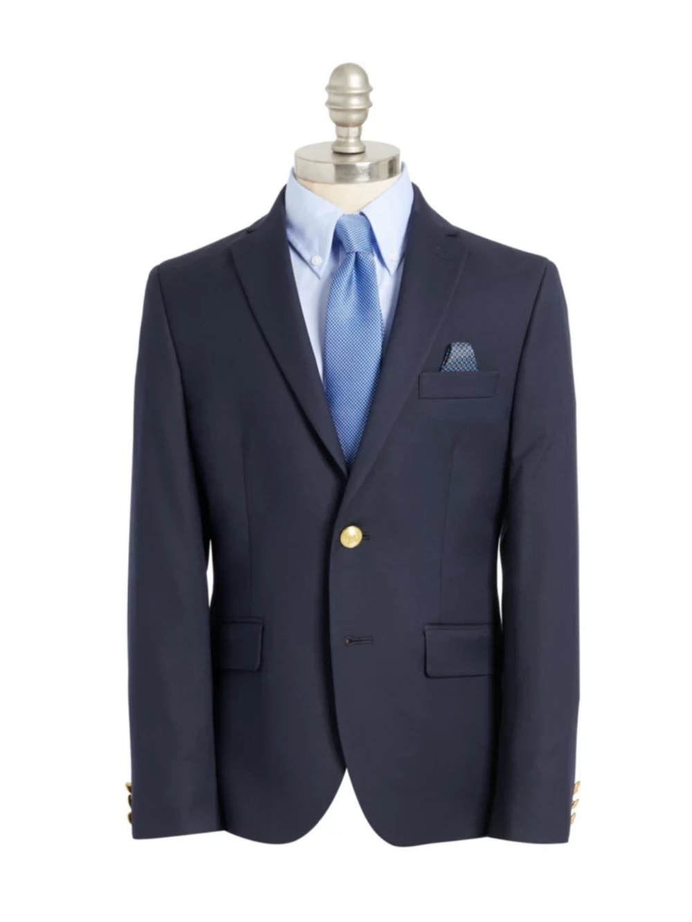Lauren Ralph Lauren Black Blazer with Gold Crest Button